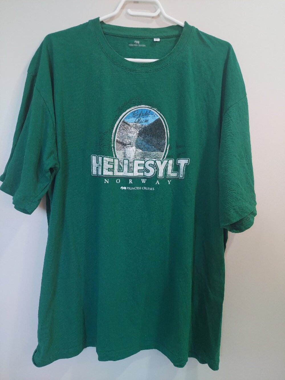 Official Princess Cruises Souvenir Graphic t-shirt Briksdal Hellesylt Norway XXL